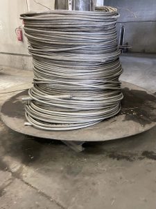 Rottami di cavi di alluminio destinati alla separazione e al riciclo