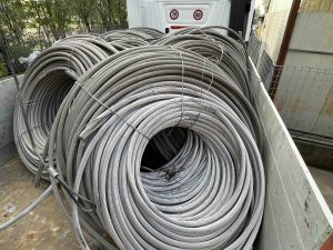 Rottami di cavi di alluminio destinati alla separazione e al riciclo