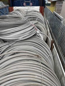 Cavi ASCR e ACSS recuperati per il riciclo e la lavorazione industriale