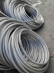 Processo di trasformazione dei rottami di cavi ASCR e AAC